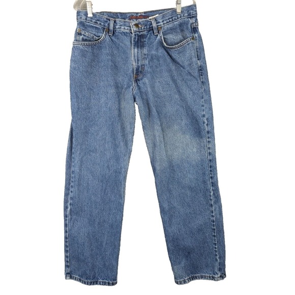 Eddie Bauer Jeans Mens Size 34x30 Classic Fit Blue Denim Straight Leg Cotton - Picture 1 of 12